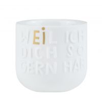 Räder, Egg cup "Because I love you so much"