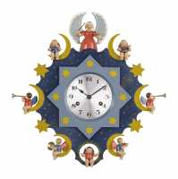 Wendt & Kühn, Wall clock, large, with 36-voice musical movement