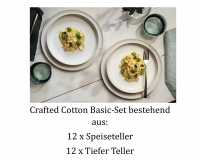 Villeroy & Boch, Crafted Cotton, Tafel-Set 12 Pers.