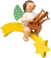 Wendt & Kühn, 650/70/68 Engel mit Lyra auf Komet