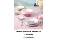 1045511004 Fleur bleu, Tafel-Set, 6 Personen