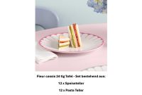 1045531003 Fleur cassis, Tafel-Set, 12 Personen