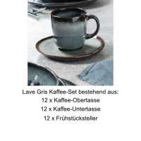 Villeroy & Boch, Lave Gris, Coffee-set 36 pcs.