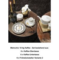 1046521016 Metrochic Var 2, Kaffee-Set, 6 Personen