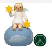 Wendt & Kühn, 634/11 Engel mit Margeritenkranz auf Wolke