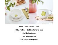 1016898016 With Love, Good Luck, Kaffee-Set 6 Pers.