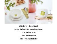 1016898015 With Love, Good Luck, Kaffee-Set 6 Pers.
