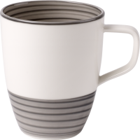 Villeroy & Boch, Manufacture Gris, Becher mit Henkel, 0,38l