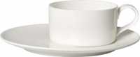 Villeroy & Boch, Metrochic Blanc, tea cup and saucer 2pcs.